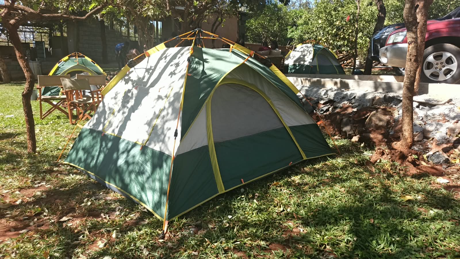 Slopes Shaded Camping Lawn